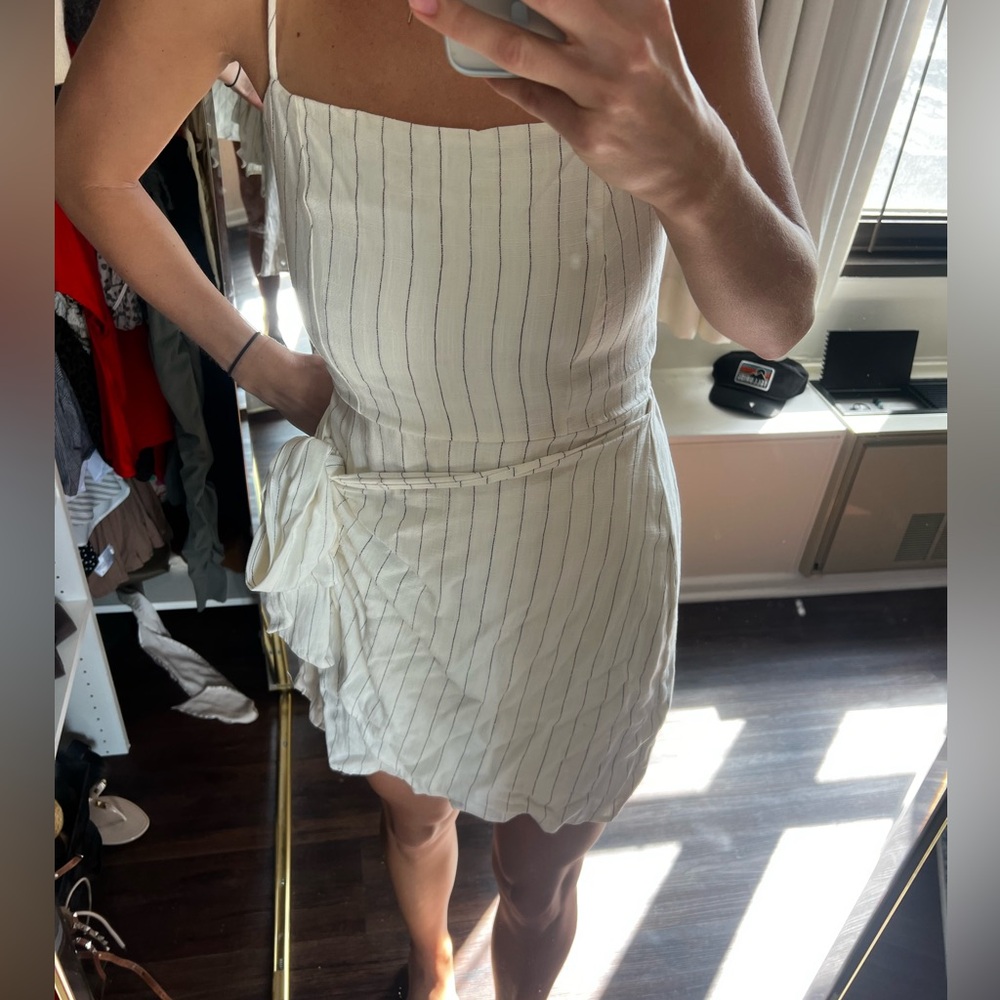 Mini wrap dress